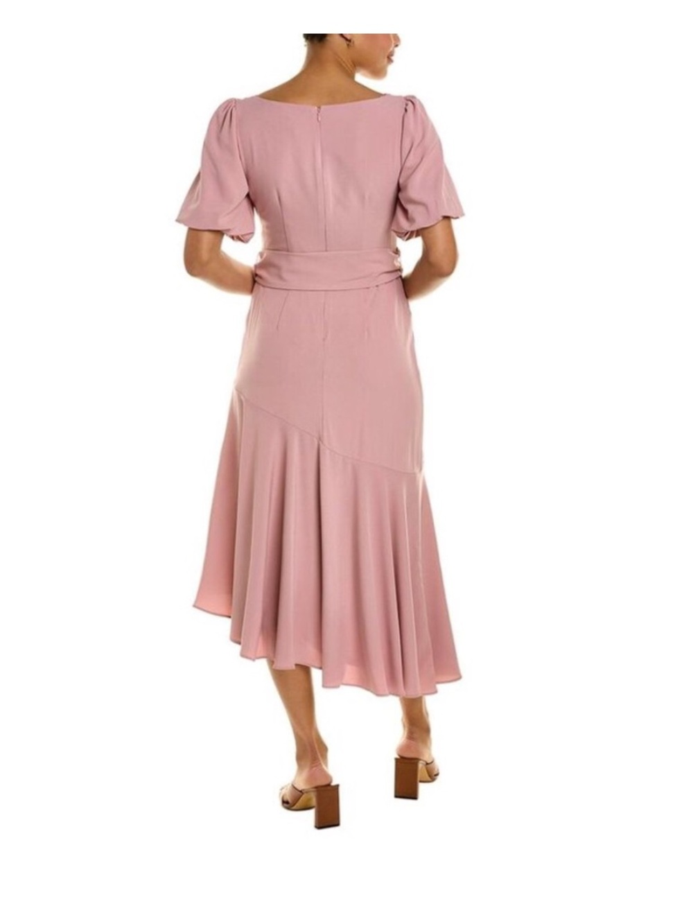 Blush TAYLOR asymmetrical midi dress NWT size 16 - Picture 3 of 15